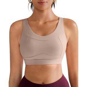 image:imageRUNNING GIRL High Impact Sports Bras for WomenRacerback Running Bra Workout Crop Tank Tops Longline Sports Bra Push upDnude