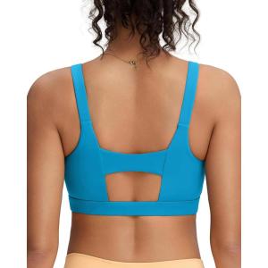 image:imageRUNNING GIRL Sports Bra for Women High Support Molded Cup Supportive High Impact Sports Bras with Sewn in PadsAblue