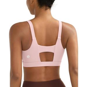 image:imageRUNNING GIRL Sports Bra for Women High Support Molded Cup Supportive High Impact Sports Bras with Sewn in PadsApink