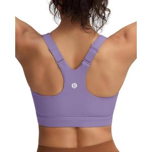 image:imageRUNNING GIRL Sports Bra for WomenAdjustable Straps Supportive High Impact Sports Bra with Sewn in PadsPurple