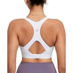 image:imageRUNNING GIRL Sports Bras for Women High Support Adjustable Straps High Impact Molded Cup Sports Bra with Sewn in PadsBwhite