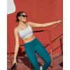 image:imageRUNNING GIRL Adjustable Sports Bras for WomenStrappy Back Molded Cup Sports Bra with Sewn in Pads Best for AC CupGrey