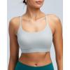 image:imageRUNNING GIRL Adjustable Sports Bras for WomenStrappy Back Molded Cup Sports Bra with Sewn in Pads Best for AC CupGrey