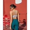image:imageRUNNING GIRL Adjustable Sports Bras for WomenStrappy Back Molded Cup Sports Bra with Sewn in Pads Best for AC CupGrey