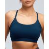 image:imageRUNNING GIRL Adjustable Sports Bras for WomenStrappy Back Molded Cup Sports Bra with Sewn in Pads Best for AC CupNavy Blue