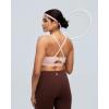image:imageRUNNING GIRL Adjustable Sports Bras for WomenStrappy Back Molded Cup Sports Bra with Sewn in Pads Best for AC CupPink