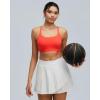 image:imageRUNNING GIRL Adjustable Sports Bras for WomenStrappy Back Molded Cup Sports Bra with Sewn in Pads Best for AC CupRed
