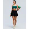 image:imageRUNNING GIRL Adjustable Sports Bras for WomenStrappy Back Molded Cup Sports Bra with Sewn in Pads Best for AC CupTeal