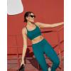 image:imageRUNNING GIRL Adjustable Sports Bras for WomenStrappy Back Molded Cup Sports Bra with Sewn in Pads Best for AC CupTeal