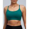 image:imageRUNNING GIRL Adjustable Sports Bras for WomenStrappy Back Molded Cup Sports Bra with Sewn in Pads Best for AC CupTeal