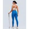 image:imageRUNNING GIRL Adjustable Sports Bras for WomenStrappy Back Molded Cup Sports Bra with Sewn in Pads Best for AC CupWhite