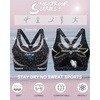 image:imageRUNNING GIRL Adjustable Straps High Impact Sports Bra for WomenHigh Support Workout Sports Bras with Sewn in PadsYdeep Coal Multi
