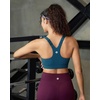 image:imageRUNNING GIRL Sports Bra for WomenAdjustable Straps Supportive High Impact Sports Bra with Sewn in PadsDeep Blue