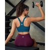 image:imageRUNNING GIRL Sports Bra for WomenAdjustable Straps Supportive High Impact Sports Bra with Sewn in PadsDeep Blue