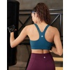 image:imageRUNNING GIRL Sports Bra for WomenAdjustable Straps Supportive High Impact Sports Bra with Sewn in PadsDeep Blue