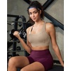 image:imageRUNNING GIRL Sports Bra for WomenAdjustable Straps Supportive High Impact Sports Bra with Sewn in PadsNude
