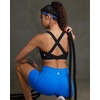 image:imageRUNNING GIRL Sports Bra for WomenStrappy Running Supportive High Impact Sports Bra with Sewn in PadsCblack