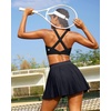 image:imageRUNNING GIRL Sports Bra for WomenStrappy Running Supportive High Impact Sports Bra with Sewn in PadsCblack