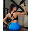 image:imageRUNNING GIRL Sports Bra for WomenStrappy Running Supportive High Impact Sports Bra with Sewn in PadsCblack