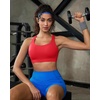 image:imageRUNNING GIRL Sports Bra for WomenStrappy Running Supportive High Impact Sports Bra with Sewn in PadsCdeep Red
