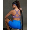 image:imageRUNNING GIRL Sports Bra for WomenStrappy Running Supportive High Impact Sports Bra with Sewn in PadsCdusty Lavender