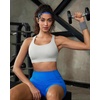 image:imageRUNNING GIRL Sports Bra for WomenStrappy Running Supportive High Impact Sports Bra with Sewn in PadsCgrey