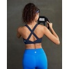 image:imageRUNNING GIRL Sports Bra for WomenStrappy Running Supportive High Impact Sports Bra with Sewn in PadsCnavy Blue
