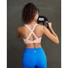 image:imageRUNNING GIRL Sports Bra for WomenStrappy Running Supportive High Impact Sports Bra with Sewn in PadsCpink