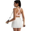 image:imageRUNNING GIRL Sports Bra for WomenStrappy Running Supportive High Impact Sports Bra with Sewn in PadsCpink