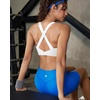 image:imageRUNNING GIRL Sports Bra for WomenStrappy Running Supportive High Impact Sports Bra with Sewn in PadsCwhite