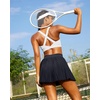 image:imageRUNNING GIRL Sports Bra for WomenStrappy Running Supportive High Impact Sports Bra with Sewn in PadsCwhite