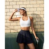 image:imageRUNNING GIRL Sports Bra for WomenStrappy Running Supportive High Impact Sports Bra with Sewn in PadsCwhite