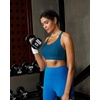 image:imageRUNNING GIRL Sports Bra for WomenY Back Molded Cup Strappy Running High Impact Sports Bra with Sewn in PadsDeep Blue