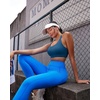 image:imageRUNNING GIRL Sports Bra for WomenY Back Molded Cup Strappy Running High Impact Sports Bra with Sewn in PadsDeep Blue