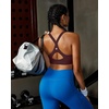 image:imageRUNNING GIRL Sports Bra for WomenY Back Molded Cup Strappy Running High Impact Sports Bra with Sewn in PadsMaroon