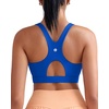 image:imageRUNNING GIRL Sports Bras for Women High SupportRacerback Supportive Molded Cup Sports Bra with Sewn in PadsAblue