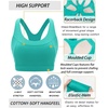 image:imageRUNNING GIRL Sports Bras for Women High SupportRacerback Supportive Molded Cup Sports Bra with Sewn in PadsAbright Green