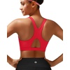 image:imageRUNNING GIRL Sports Bras for Women High SupportRacerback Supportive Molded Cup Sports Bra with Sewn in PadsAdeep Red