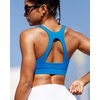 image:imageRUNNING GIRL Sports Bras for Women High SupportRacerback Supportive Molded Cup Sports Bra with Sewn in PadsBblue