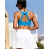 image:imageRUNNING GIRL Sports Bras for Women High SupportRacerback Supportive Molded Cup Sports Bra with Sewn in PadsBbrilliant Blue