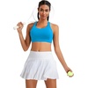 image:imageRUNNING GIRL Sports Bras for Women High SupportRacerback Supportive Molded Cup Sports Bra with Sewn in PadsBbrilliant Blue