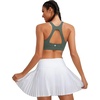image:imageRUNNING GIRL Sports Bras for Women High SupportRacerback Supportive Molded Cup Sports Bra with Sewn in PadsBdark Green
