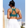 image:imageRUNNING GIRL Sports Bras for Women High SupportRacerback Supportive Molded Cup Sports Bra with Sewn in PadsBgreen