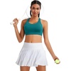 image:imageRUNNING GIRL Sports Bras for Women High SupportRacerback Supportive Molded Cup Sports Bra with Sewn in PadsBgreen