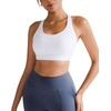 image:imageRUNNING GIRL Sports Bras for Women High SupportRacerback Supportive Molded Cup Sports Bra with Sewn in PadsBwhite