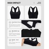 image:imageRUNNING GIRL Sports Bras for Women Molded Cup High Impact Sports Bra Workout Bras for Women High Support RacerbackEblack