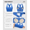 image:imageRUNNING GIRL Sports Bras for Women Molded Cup High Impact Sports Bra Workout Bras for Women High Support RacerbackEbright Blue