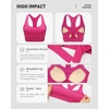 image:imageRUNNING GIRL Sports Bras for Women Molded Cup High Impact Sports Bra Workout Bras for Women High Support RacerbackEbright Pink