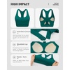 image:imageRUNNING GIRL Sports Bras for Women Molded Cup High Impact Sports Bra Workout Bras for Women High Support RacerbackEgreen