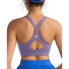 image:imageRUNNING GIRL Sports Bra for WomenY Back Molded Cup Strappy Running High Impact Sports Bra with Sewn in PadsDusty Lavender